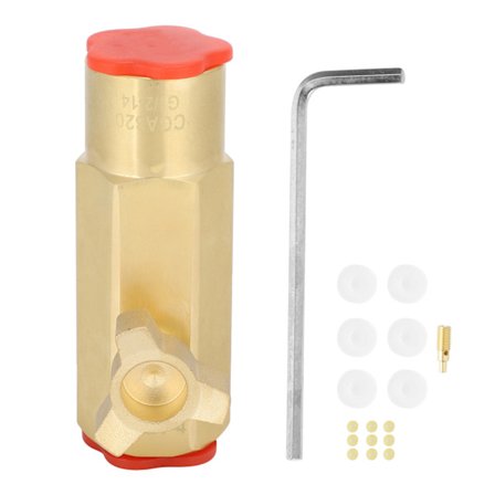 CGA320 Trekantet CO2 Påfyldningsadapter Tank Cylinder Påfyldningssæt til Soda Club