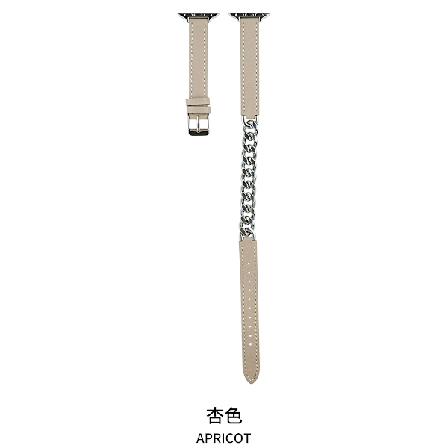 Klokkerem for Apple Watch iWatch 38/40/41/Ny 42mm Aprikos