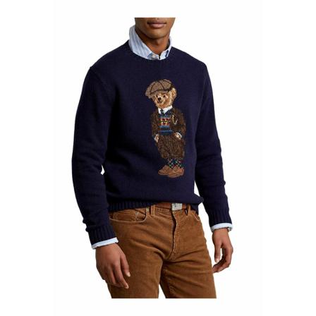 Ralph Lauren, Knitwear Blauw, Heren, Maat:M
