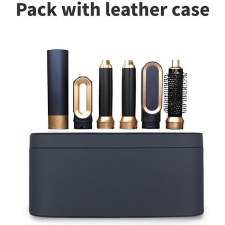 Med Läderfodral - USA - Locktång med Hårborste, Hårtork, Multistyler, Plattång