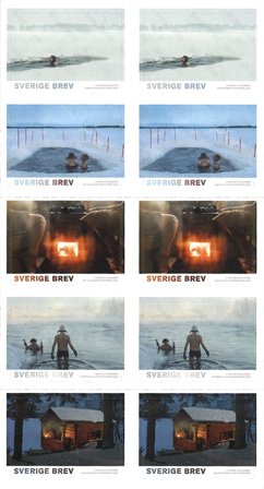 Sverige - Sauna og vinterbadning - Postfrisk hæfte