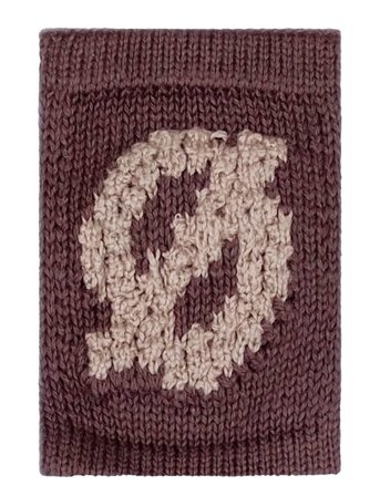 Smallstuff | Knitted Letter Ø, Nature | ONE SIZE 10 cm