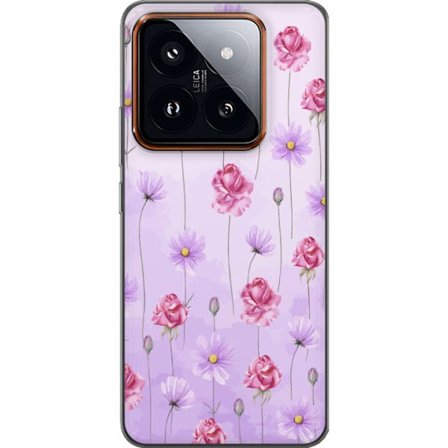 Kompatibelt Mobildeksel til Xiaomi 14 Pro Petal Reverie Lilac Mist