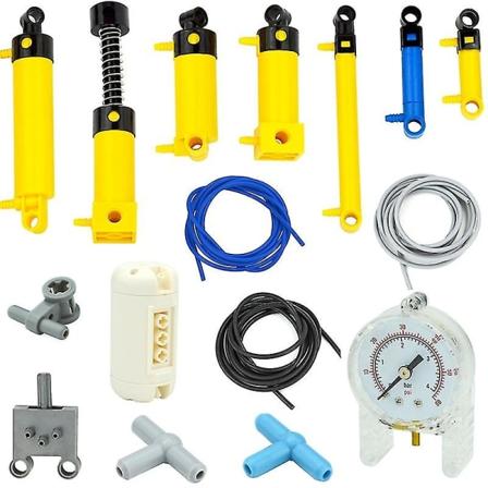 Moc Tekniset Osat Pneumaattinen Ilmapumppu Tiilet Pienet (6l) V2 Vahvistetulla Sylinterillä 19476 19482 19475 Yhteensopiva 8800 Lohkot [DB] 2797c02