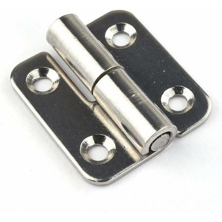 6 Aftagelige Hængsler 1.5' Små Glideled 304 Rustfrit Stål Venstrehånds Aftagelige Dørhængsler