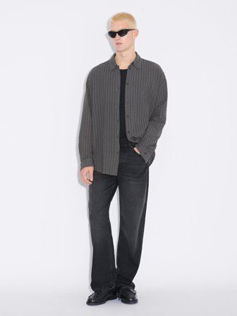 Holzweiler - Straight Jeans - Black Washed - Mens - 32/34