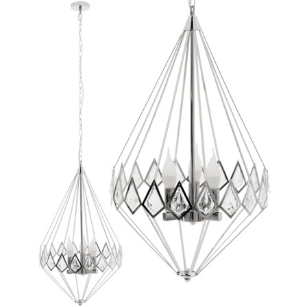 Crystal Diamond Hanging Lamp App767-3CP