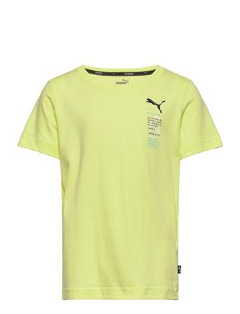 Neymar Jr 24/7 Graphic Tee Jr T-shirts Football Shirts Gul PUMA