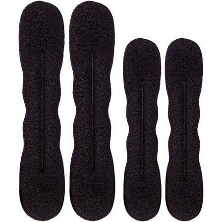 4-pack Magic Hair Bun, Hårsnodde Donut Bun Maker (2 Små, 2 Stora