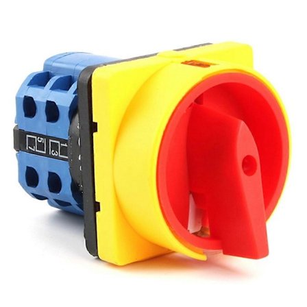 20A OFF-ON 4-napainen erotin kytkin LW26GS CA10 48X48mm lukittava kiertokytkin