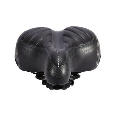 Cykel Sadel Stadscykel Sadel Ultra Mjuk Kudde Tjockare Mountainbike Cykel Matt Svart Sits