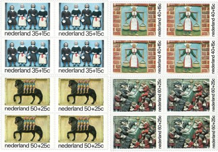 Holland 1975 - NVPH 1079-1082 - 4-blokke - Postfrisk
