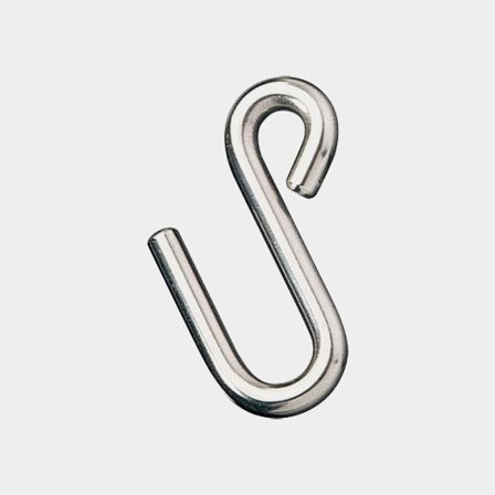 Hak S Ronstan, nierdzewny, zaokrąglony, Ø4.8 mm, 44 mm - Jachtowa