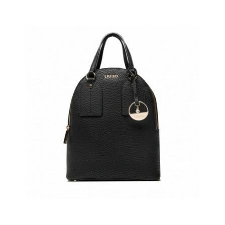 Liu Jo, Backpack bag Zwart, Dames, Maat:ONE Size,leer,print