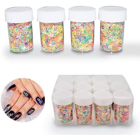 Konfetti Glitter Stjerne Sequins Bord Metalfolie Dekoration