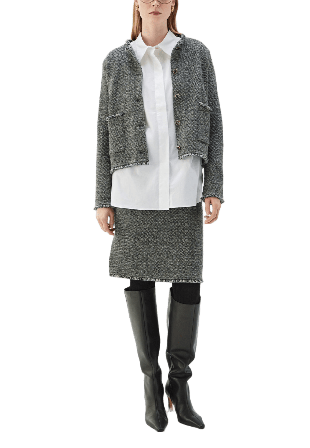 Busnel Brandy Tweed Jacket Jackor Dam Svart 36