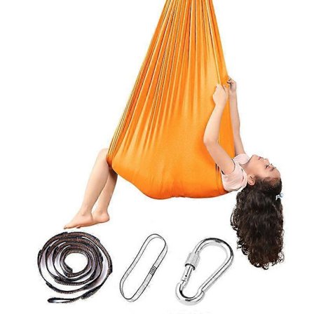 Elastisk Yoga Hengekøye Huske for Barn Sensorisk Terapi Snuggle Huske Kose Autisme