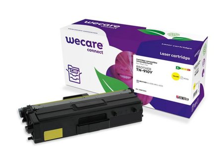 Wecare Toner BROTHER TN-910Y 9K gul - Lyreco - Toner och bläck - Tonerkassetter - Toner WeCare