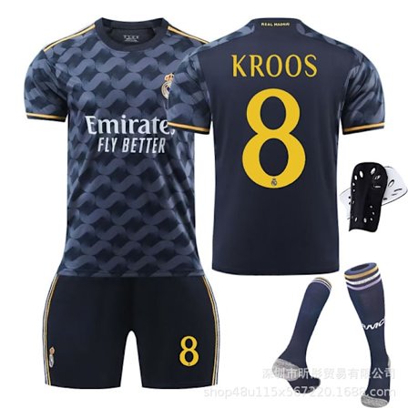 2324 Real Madrid bortaställ - Cross+strumpor+benskydd