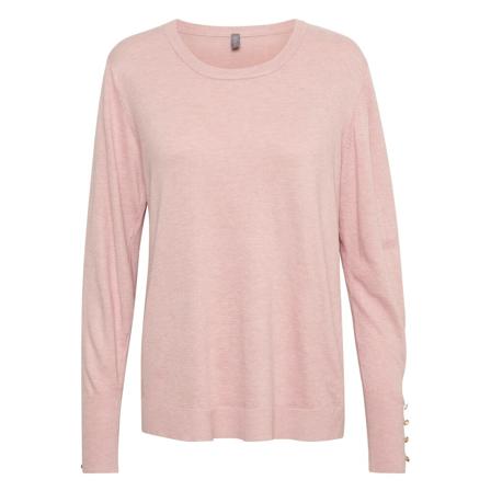 Culture, CUannemarie Button Pullover Roze, Dames, Maat:S