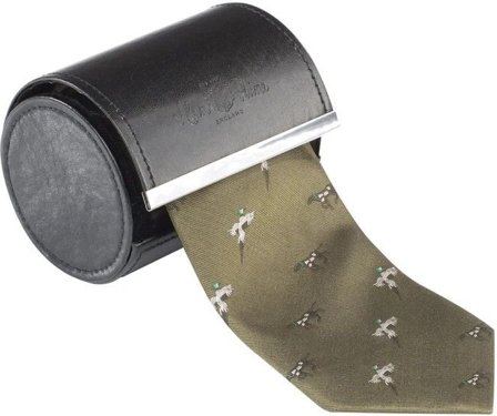 Alan Paine M's Ripon Silk Tie Olive
