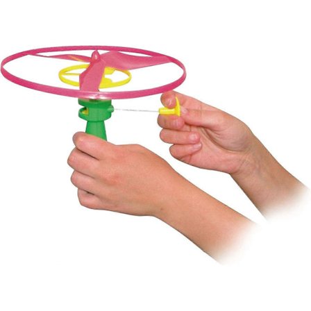 Snurrende Propell Spill Lysende Trekk UFO