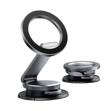 Magnetisk bil feste helmetall sterkeste magnet foldbar telefon holder for bil dashbord Tesla telefon feste for iPhone