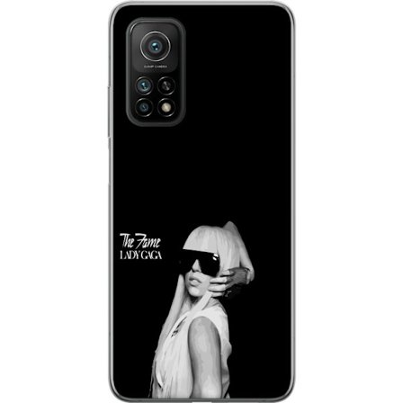 Yhteensopiva Puhelinkuori Xiaomi Mi 10T Pro 5G Stranger Things juliste, jossa pyöräily siluetteja ja punainen salamamyrsky dramaattisessa retro -muodo