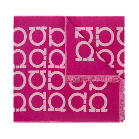 Salvatore Ferragamo Patterned Halstørklæde Pink, Dame Tørklæder, Størrelse: ONE Size