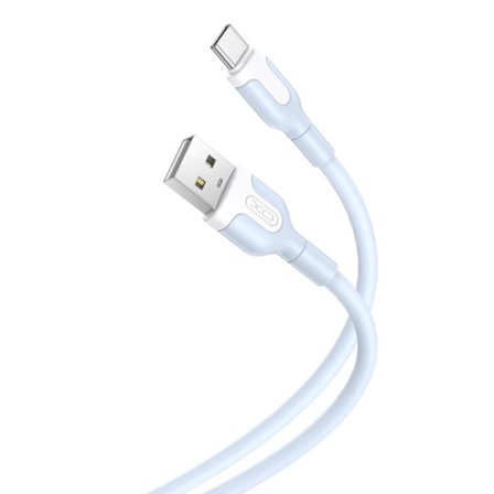 XO USB-A Till USB-C Kabel 1m 2.1A NB212 - Blå