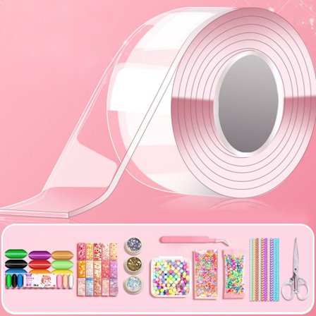 Dubbelsidig Limmande Nano-Tejp Blåsbar Bubbla