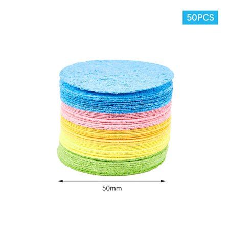 50/100 kpl Luonnonpuuselluloosasieni Puristettu kosmeettinen vanulappu Kasvojenpesusieni Kasvojenhoito Puhdistus Meikinpoistotyökalut