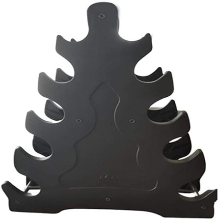 5-lags Håndvægtstativ Nem Montering PP Kompakt Håndvægtholder Fitnessudstyr Tilbehør