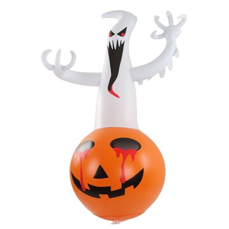 Oppblåsbar gresskarspøkelse, 16 farger LED-lys, værbestandig KLB