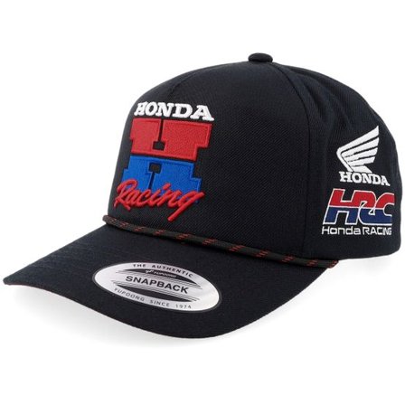 Fox - Svart adjustable Keps - Honda Black A-Frame Adjustable @ Hatstore