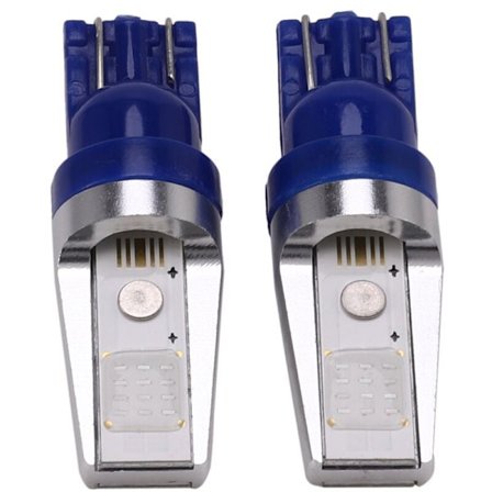 12V T10-lampor, extremt ljusa bilpositionsljus (2-pack) - Blå