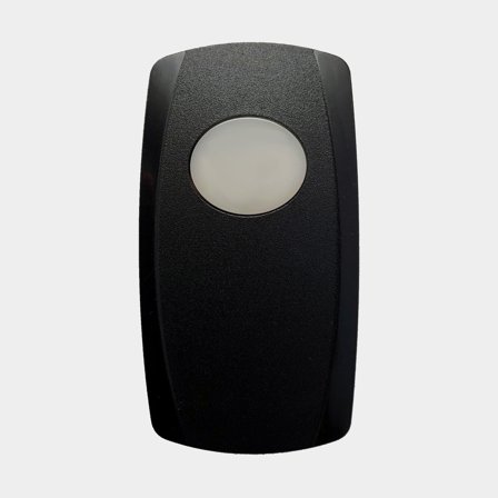 Kap / knop voor schakelaar Carling Technologies Contura V, met witte lens, zwart
