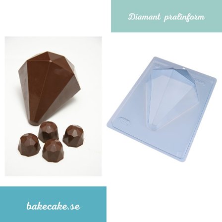 Pralinform Diamante 500g - BWB 852 - Special 3 Part Mold