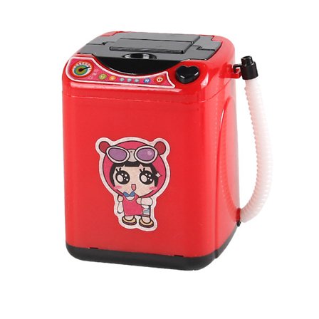 Mini Vaskemaskine til Makeupbørster, Automatisk Vaskemaskine med Simuleringsfunktion og Vandlegfunktion, Makeupbørsterenser med