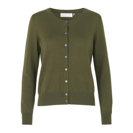 Rosemunde Rosemunde 7249 Cardigan Cardigans 7249 Olive Night Grøn, Dame