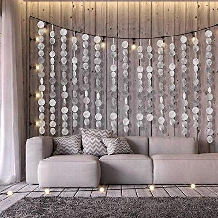 120 stk. Runde Skjell Capiz for Håndverk med 2 Hull Sjøskjellskiver