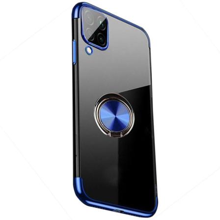 Samsung Galaxy A42 - Floveme-suojus sormustelineellä Blå