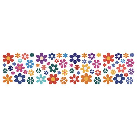 96st Bilblommiga klistermärken Flerfärgade Daisy-klistermärken