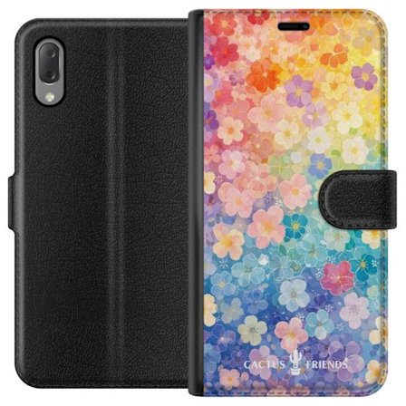 Yhteensopiva Lompakkokotelo Sony Sony Xperia L3 Cactus and Friends – RainbowBloom