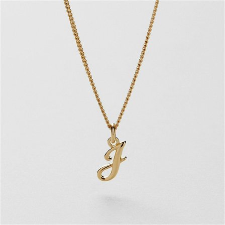 J Vintage Letter Halskette
