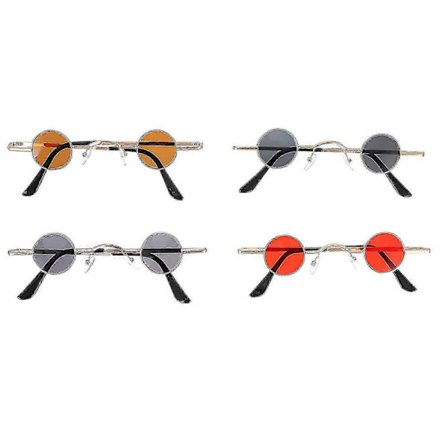 4 par med morsomme dekorbriller for fester og fotograferingsrekvisitter