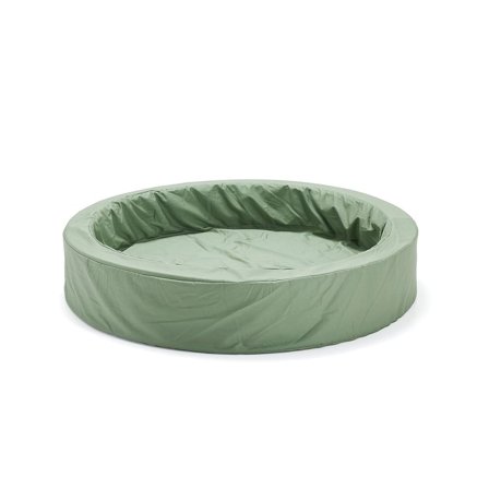 Foam round pit VIKTOR, moss green