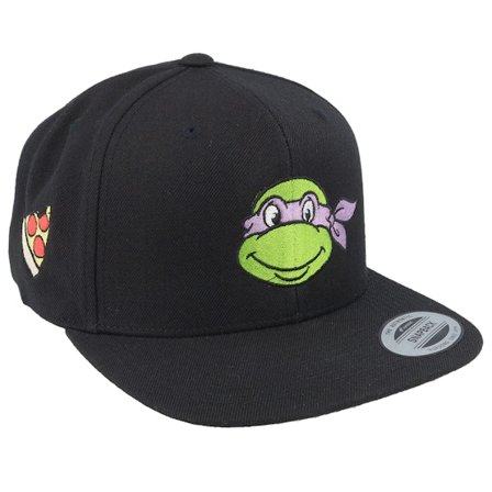 TMNT - "Donatello Face Black Snapback " Snapback Black Cap - @ Hatstore