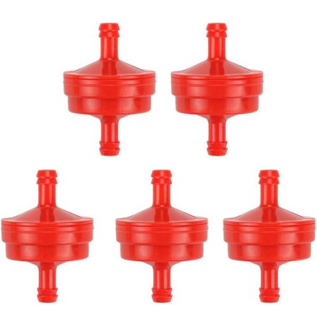 5 st Gräsklippare Bränslefilter Motor Bränslefilter Inline Bränsle