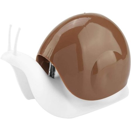 Snegleformet såpedispenser - (120 ml, brun)